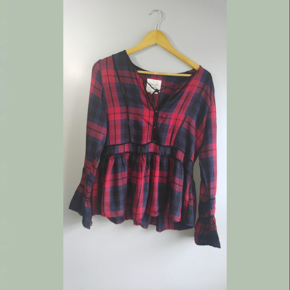 Plaid Top